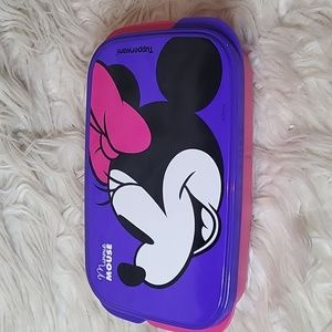 Tupperware Disney Minnie Mouse purple and pink lunch/bento box